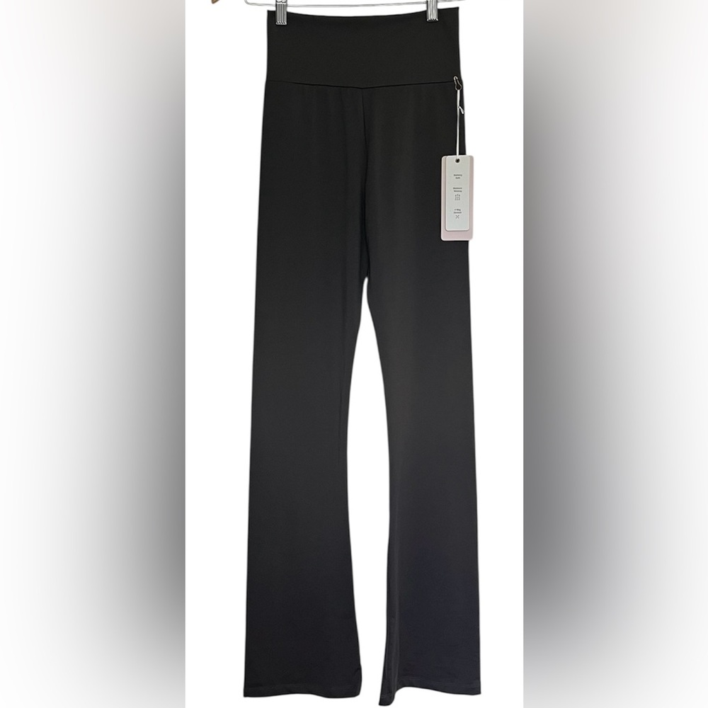 Buttery soft ultra high rise boot cut leggings dark gray Love Tree NWT Sz S - Picture 2 of 7